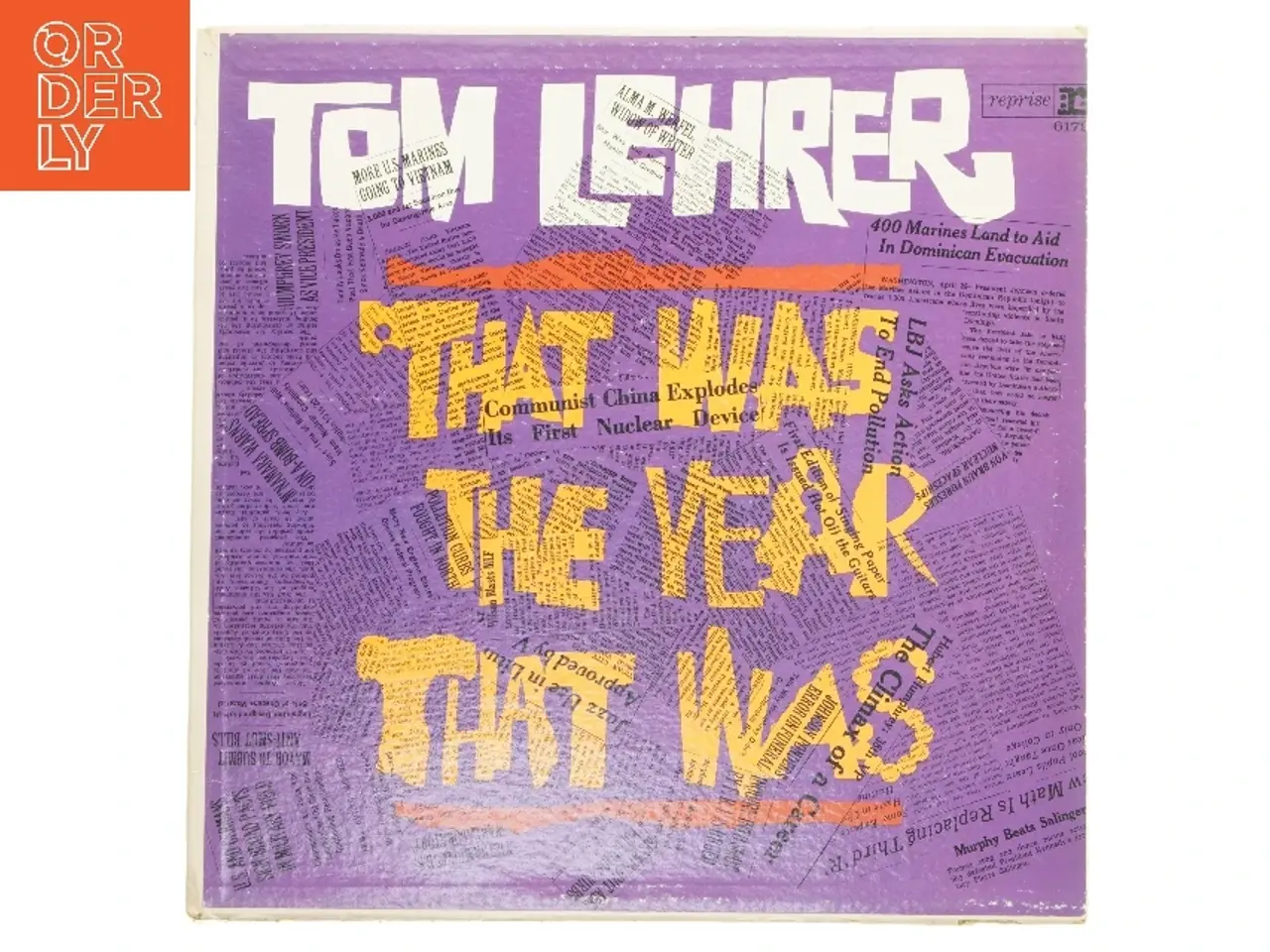 Billede 1 - Tom Lehrer - That Was the Year That Was LP