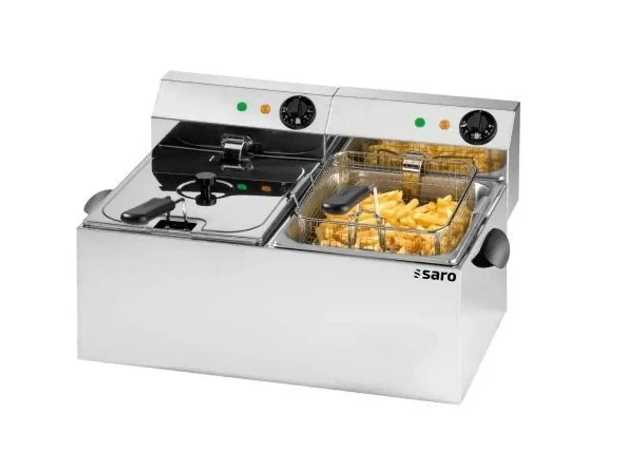 Billede 1 - Dobbelt elektrisk frituregryde 2x 6 liter
