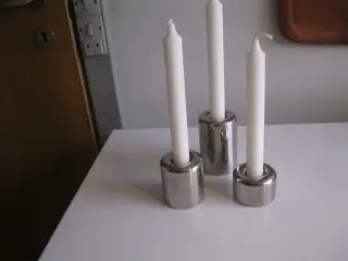 Stelton lysestager sæt 3 stk.