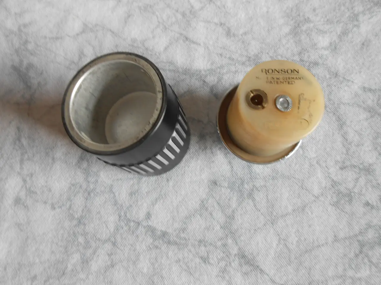 Billede 2 - Sort/Metal Ronson Bordleigther