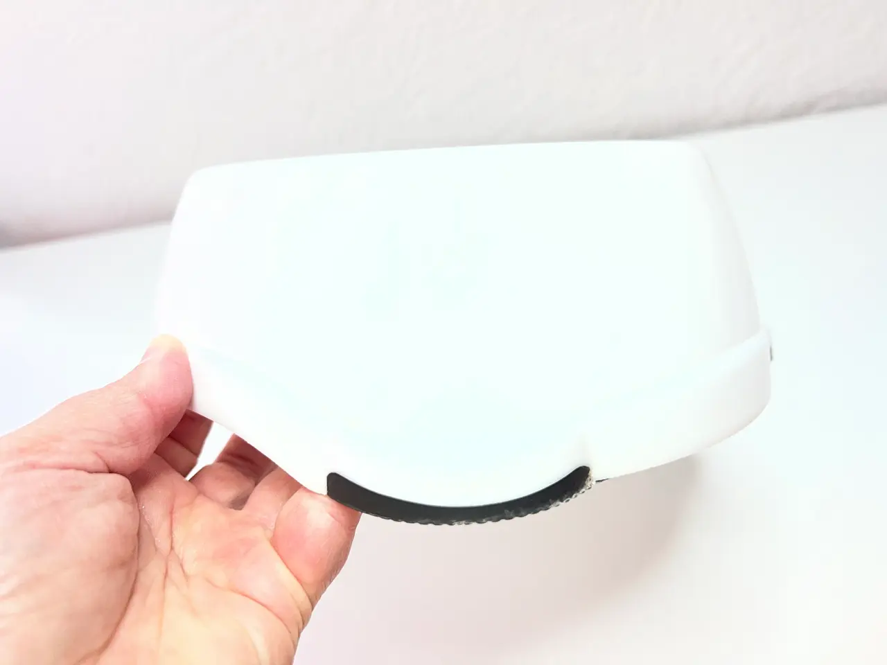 Billede 6 - Hvid Hundeskål m/Gummifødder. 18 Cm. Diameter.
