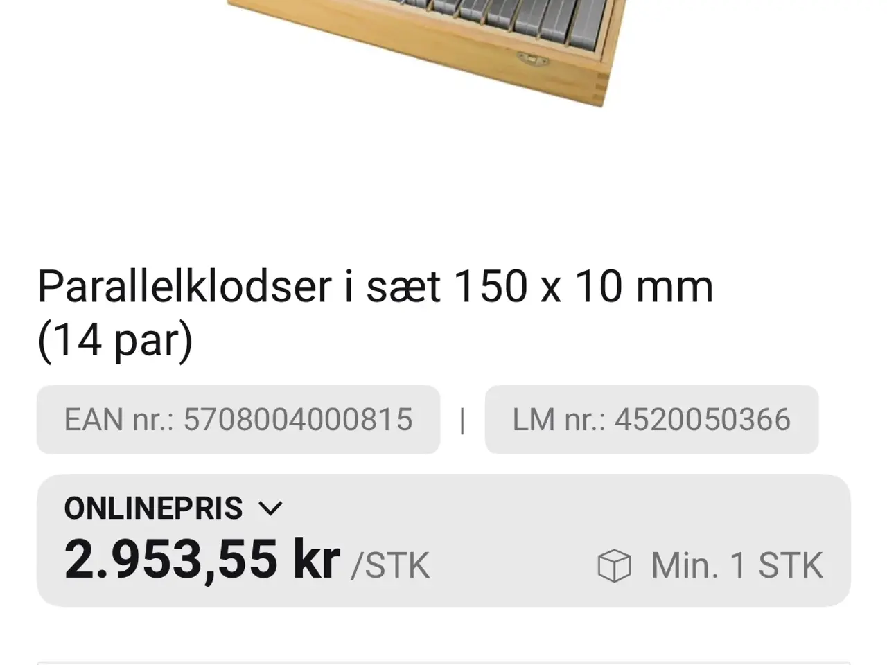 Billede 1 - Parallel klodser nye