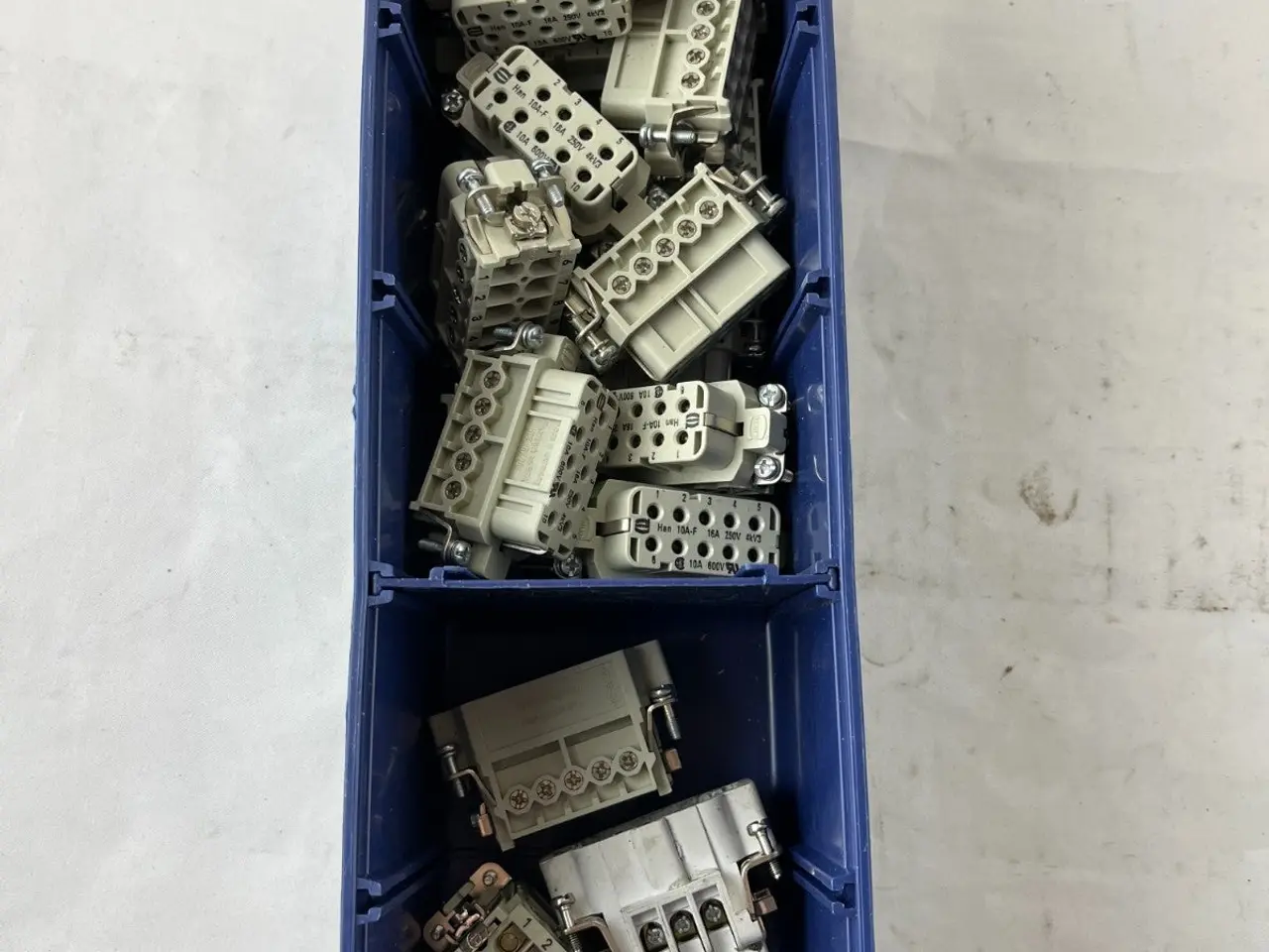Billede 2 - Harting Han 10A-F 16A 250V 10 Pole Inserts parti