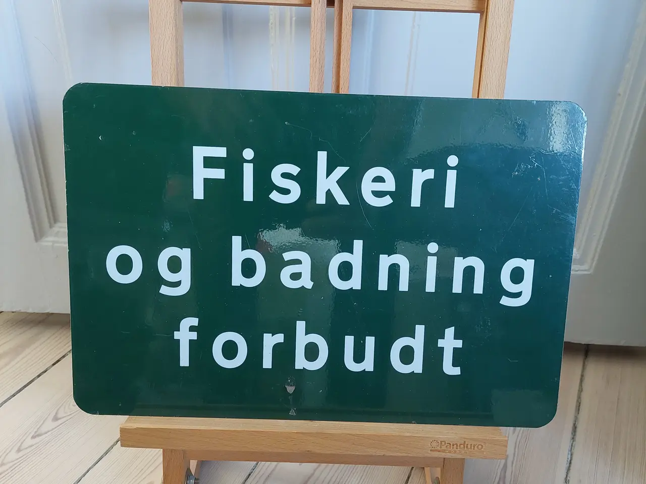 Billede 2 - Dobbeltsidet vejskilt i metal