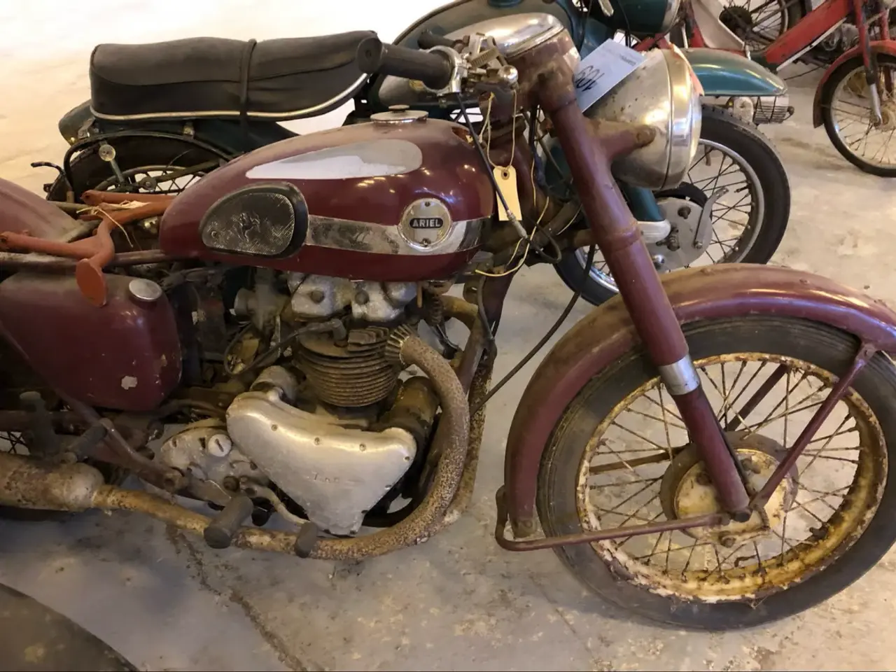 Billede 7 - Ariel huntmaster twin, årg 1955 veteran motorcykel
