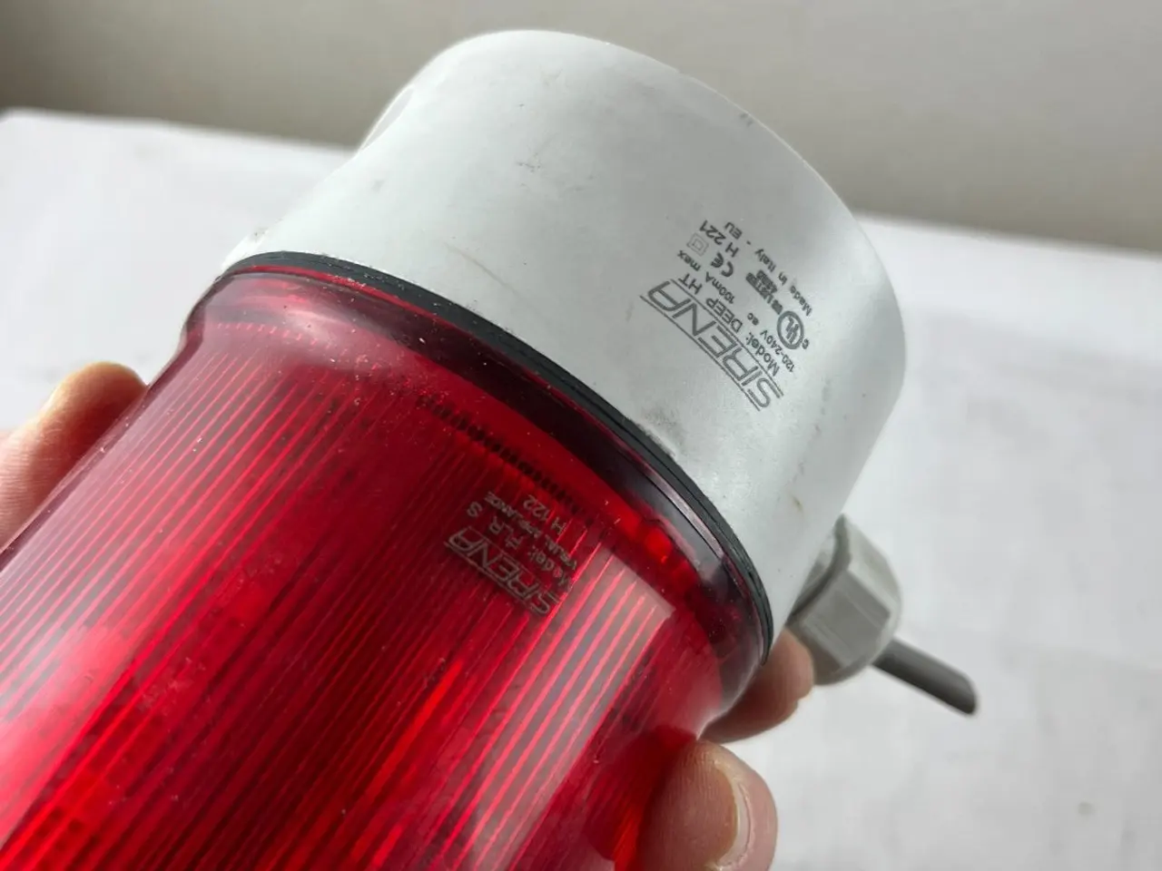 Billede 8 - SIRENA DEEP HT Beacon Light Red 120-240V AC UL CE