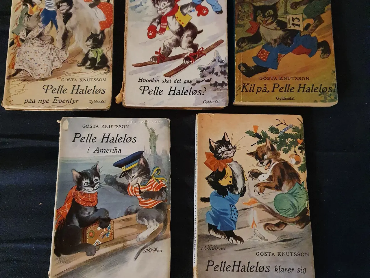 Billede 1 - Gl Pelle haleløs, Året, HC Andersen,gl børnebøger