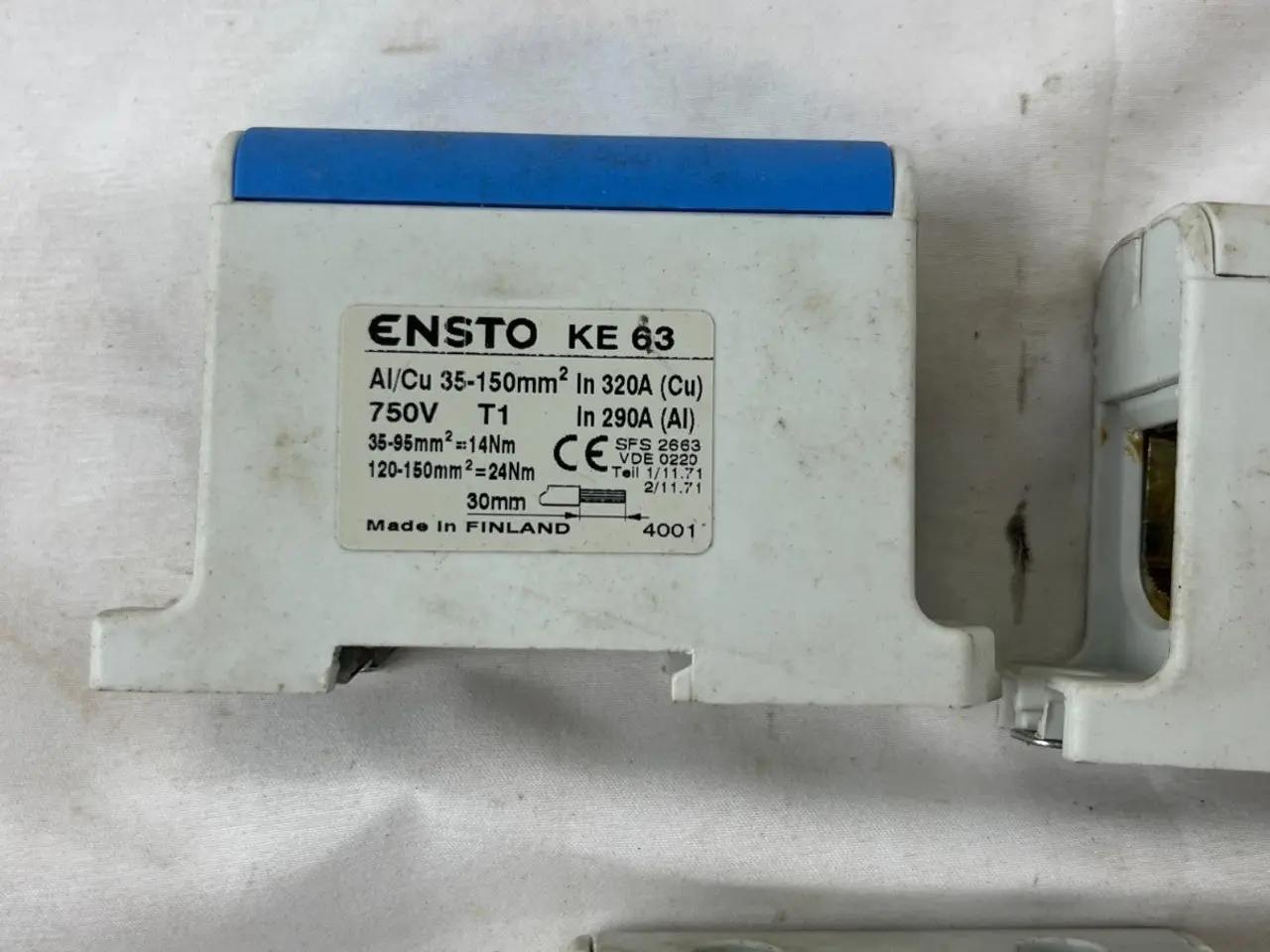 Billede 3 - Ensto KE63 Fuse kontakt Disconnectors 320A 750V of