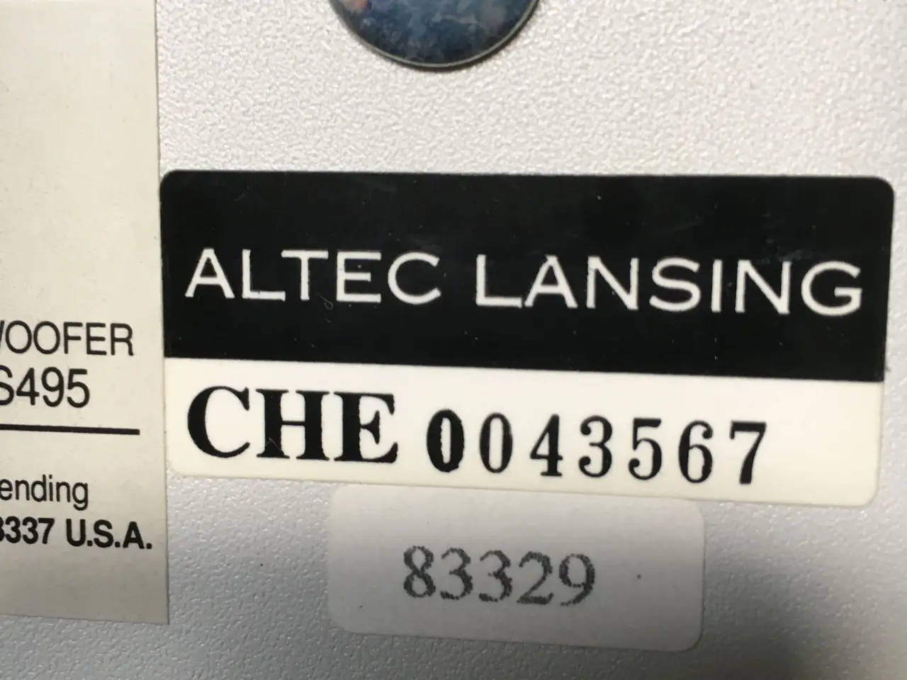 Billede 5 - Altec Lansing Subwoofer og højtalere. Giv bud.
