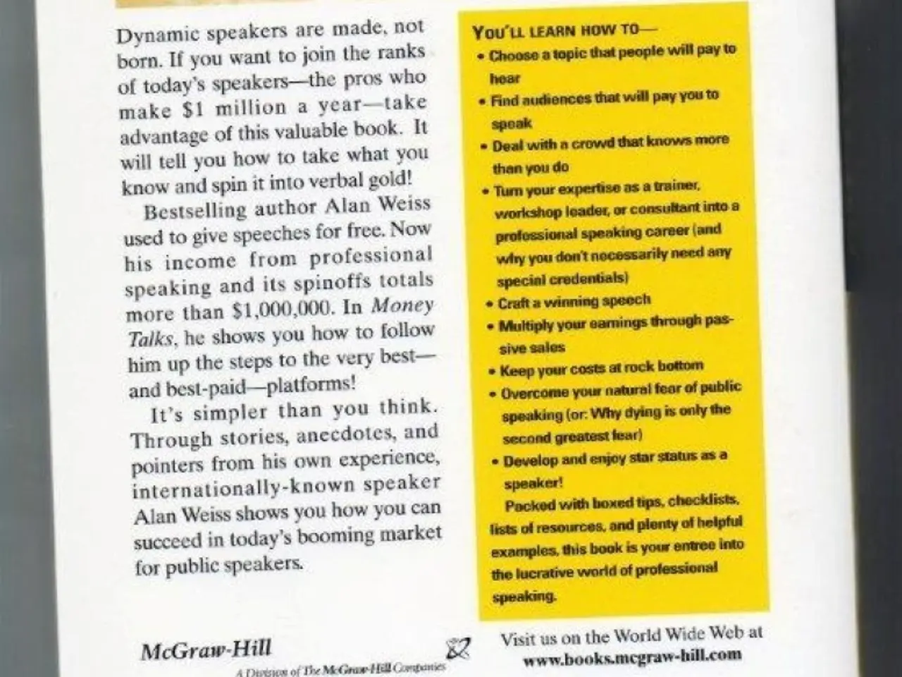 Billede 2 - Money Talks How To Make a Million as a Speaker by