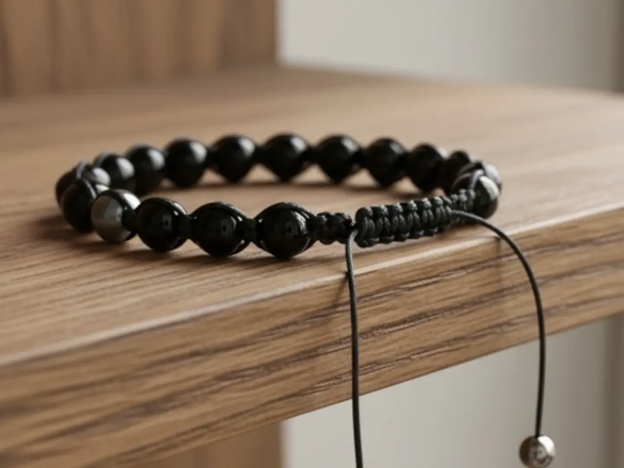 Billede 1 - Herrearmbånd Shamballa-Inspireret, 10mm