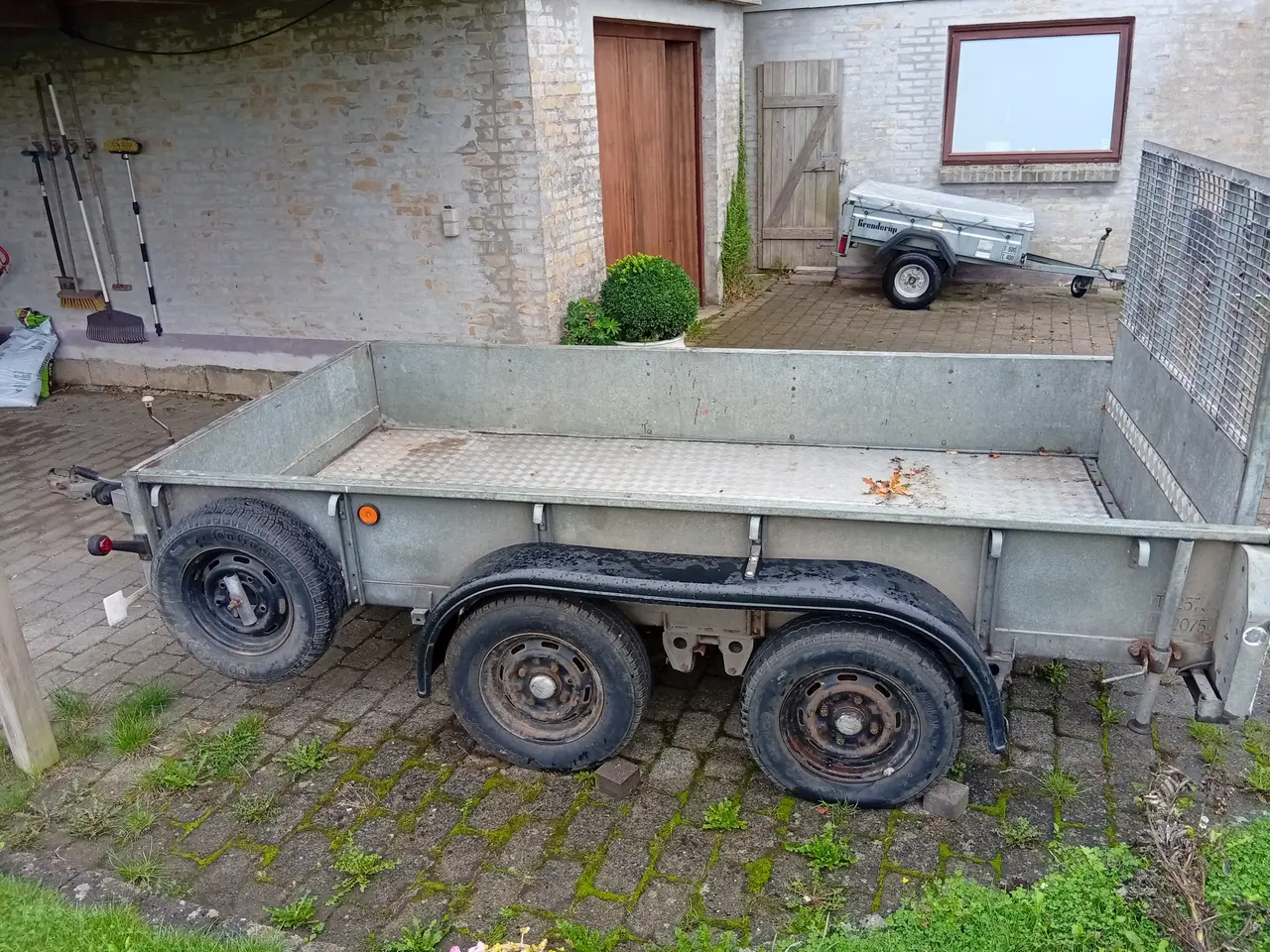 Billede 3 - Maskintrailer, ny metalbund, samt led-lys komplet