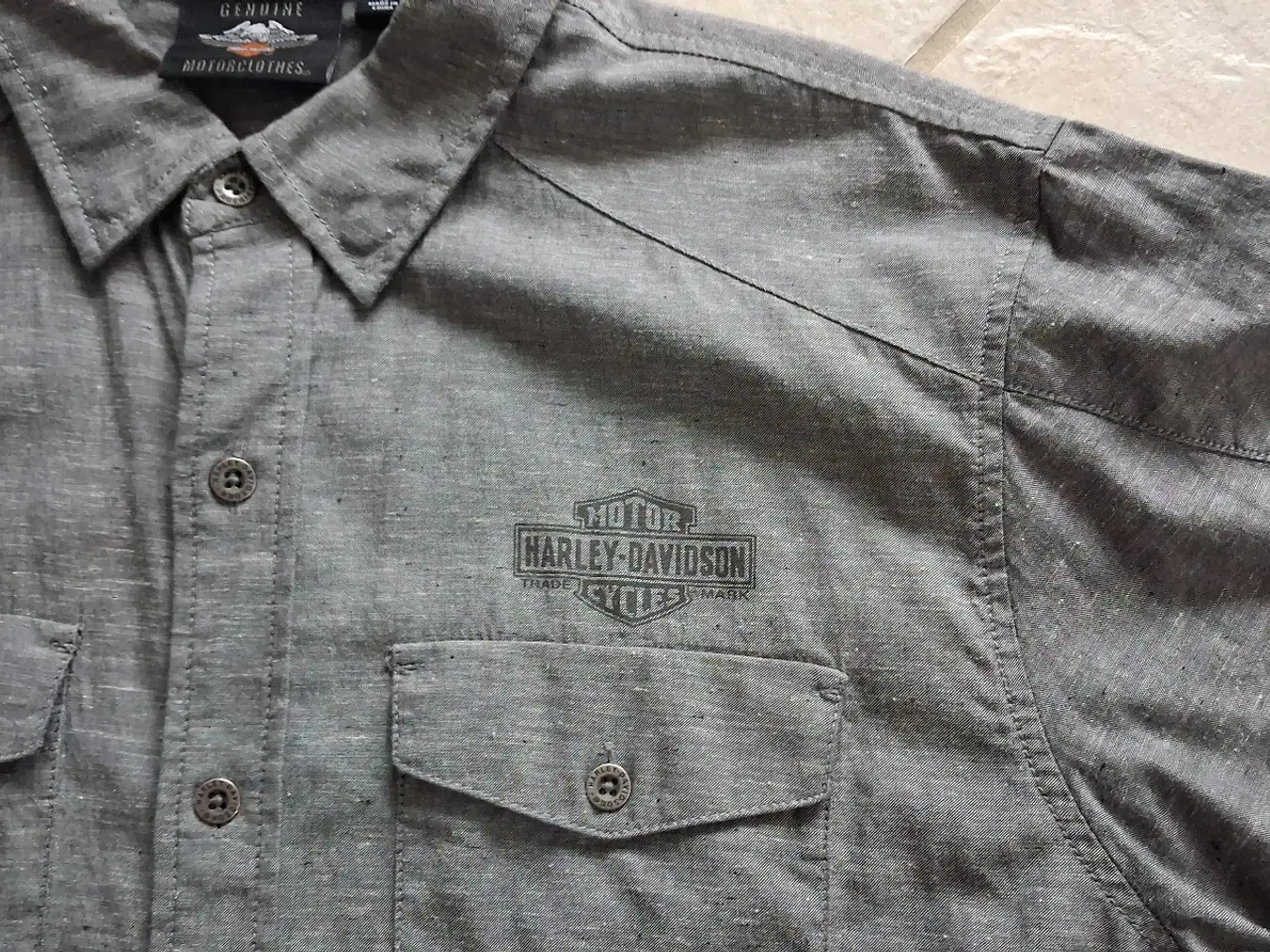 Billede 1 - Harley Davidson skjorte