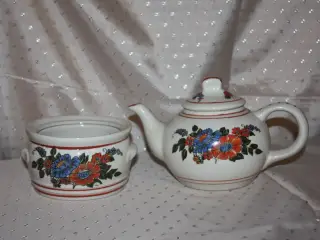 Retro tekande i stentøj