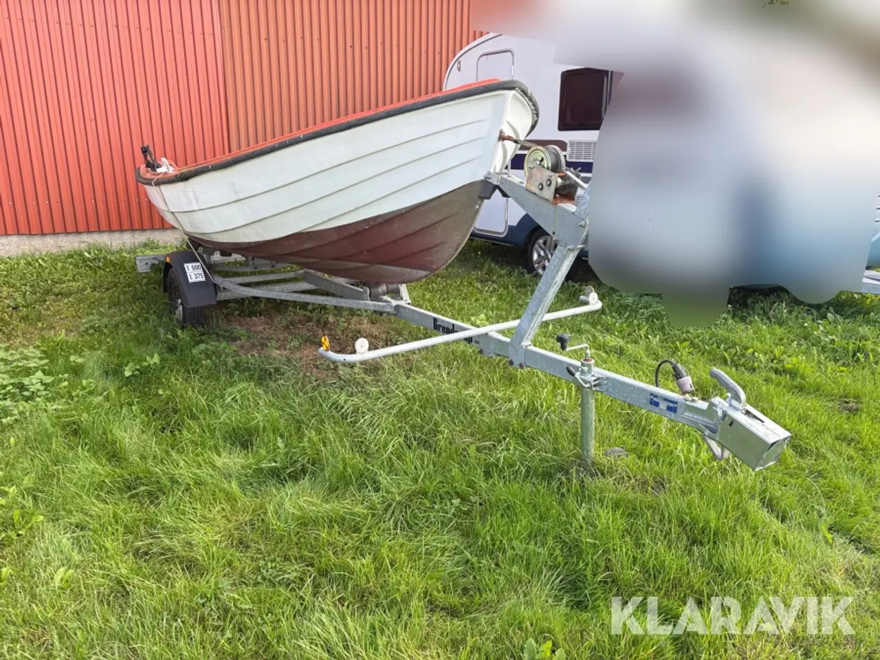 Billede 2 - Båd med påhængsmotor og Brenderup bådtrailer