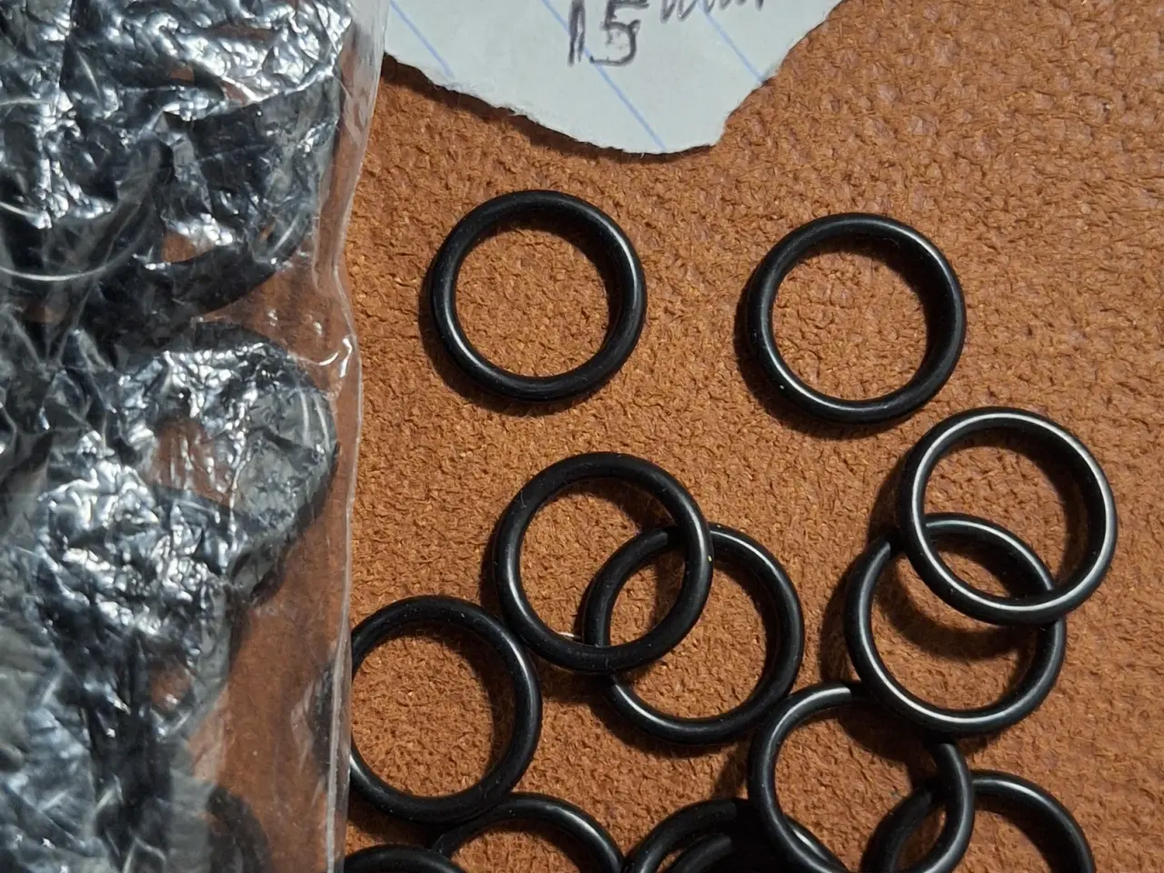 Billede 1 - Gummi O-ringe til smykke fremstilling