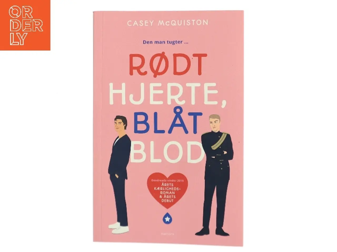 Billede 1 - Rødt hjerte, blåt blod af Casey McQuiston (f. 1991) (Bog)
