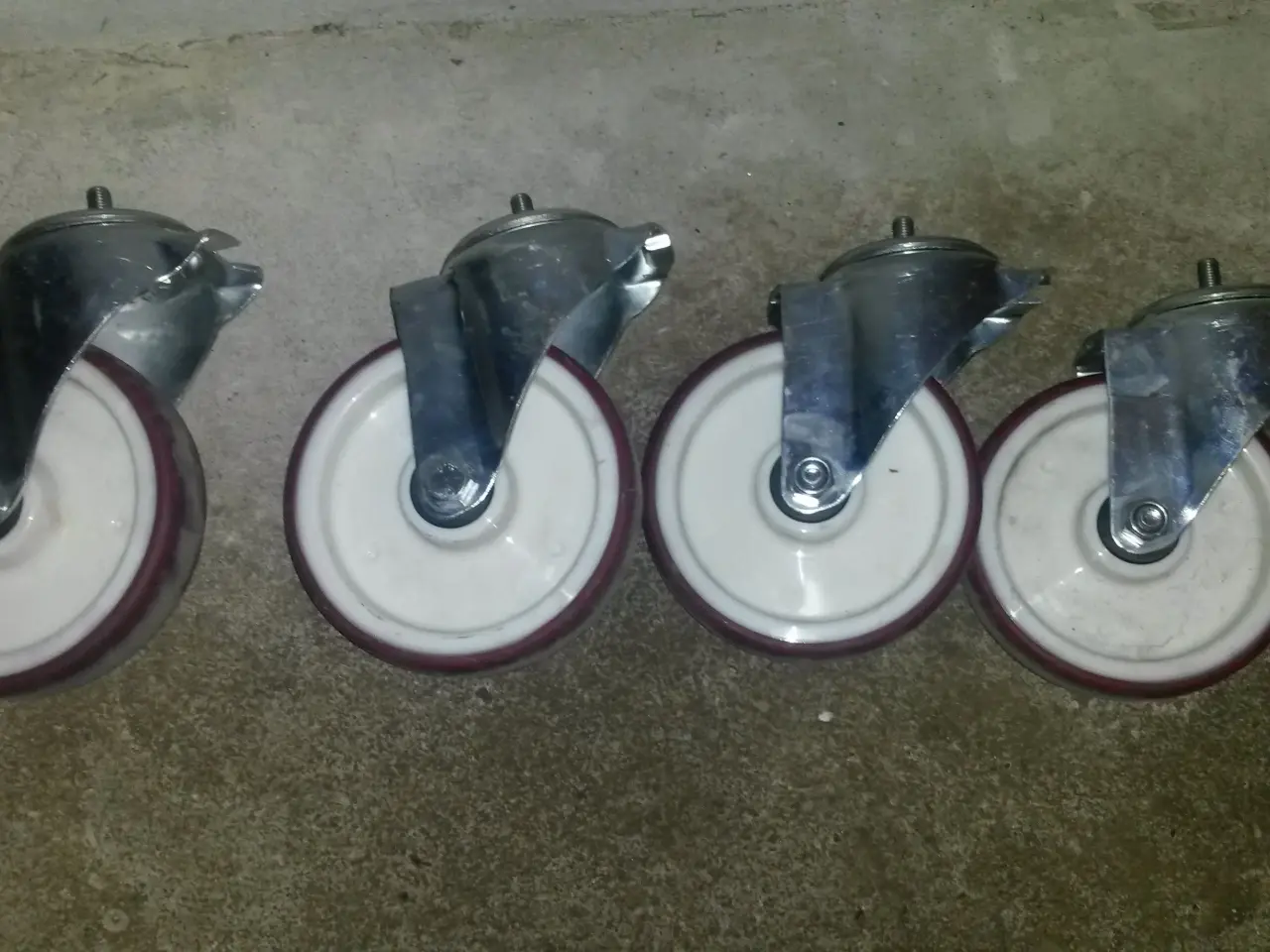 Billede 1 - transporthjul 160mmx40mmdrejbar500for4