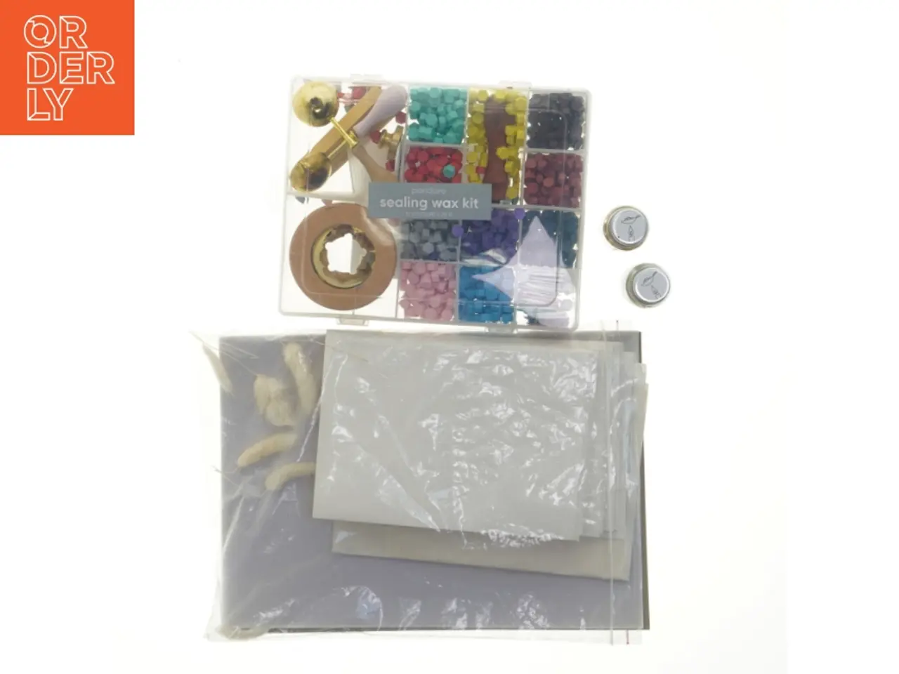 Billede 1 - Sealing wax kit og kreative materialer