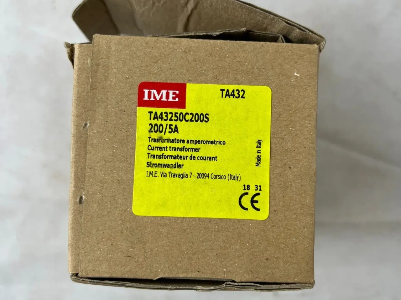Billede 3 - IME TA43250C200S strømtransformer 200/5A TA432 ny