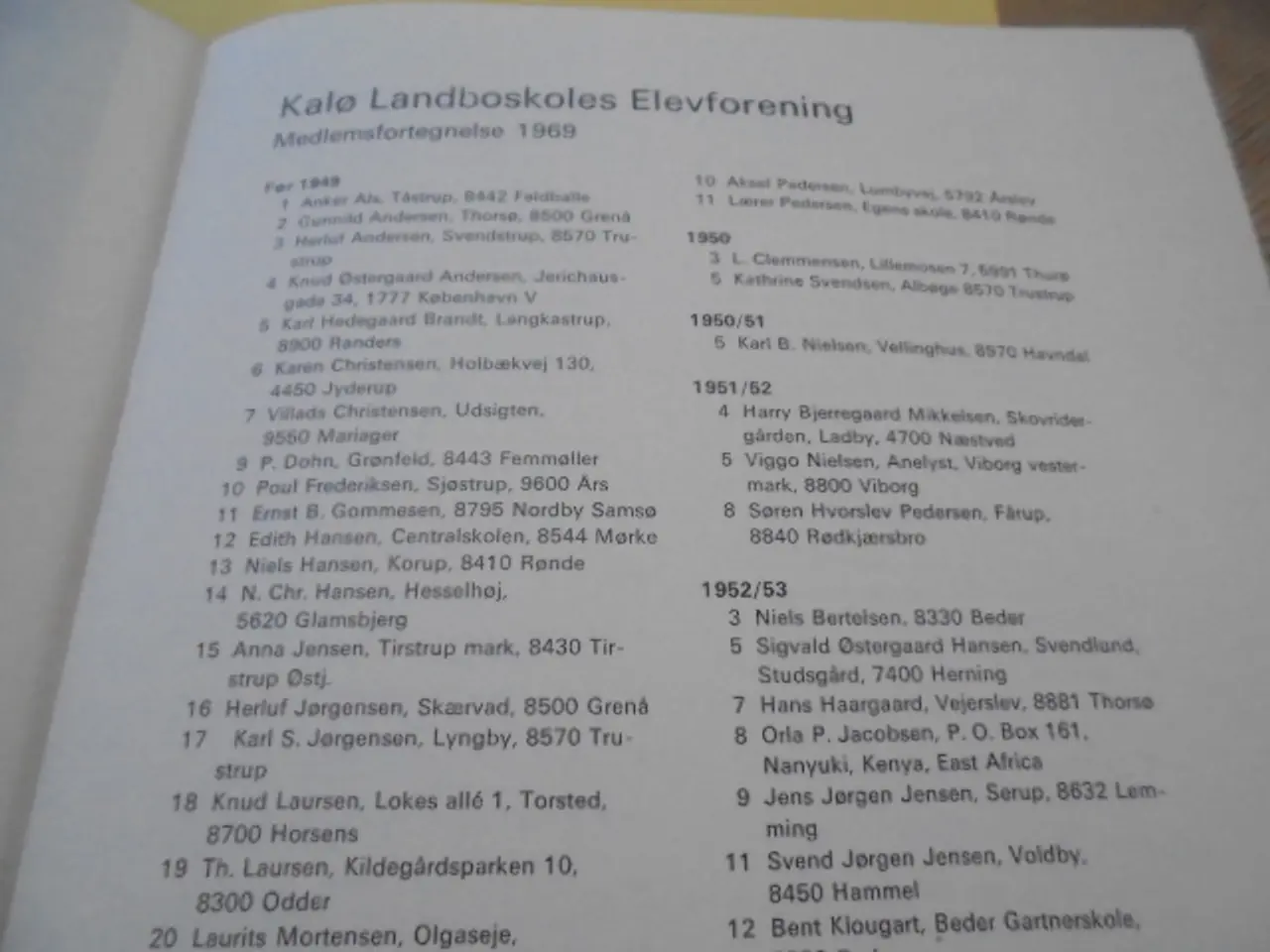 Billede 5 - 10 årsskrifter fra Kalø Landbrugsskole 1963-1972