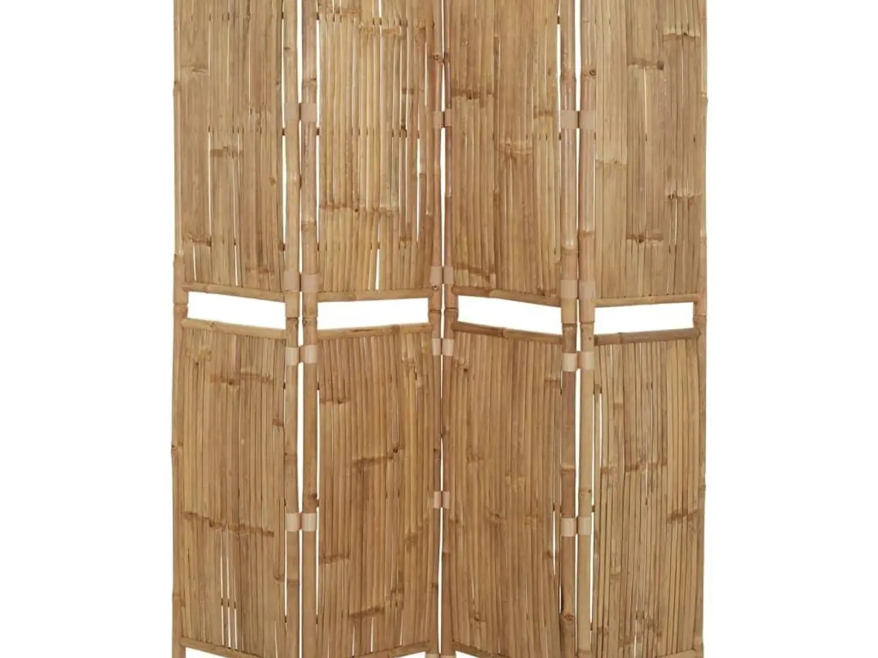 Billede 3 - 4-panels rumdeler i bambus - 160 × 180 cm foldeskærm
