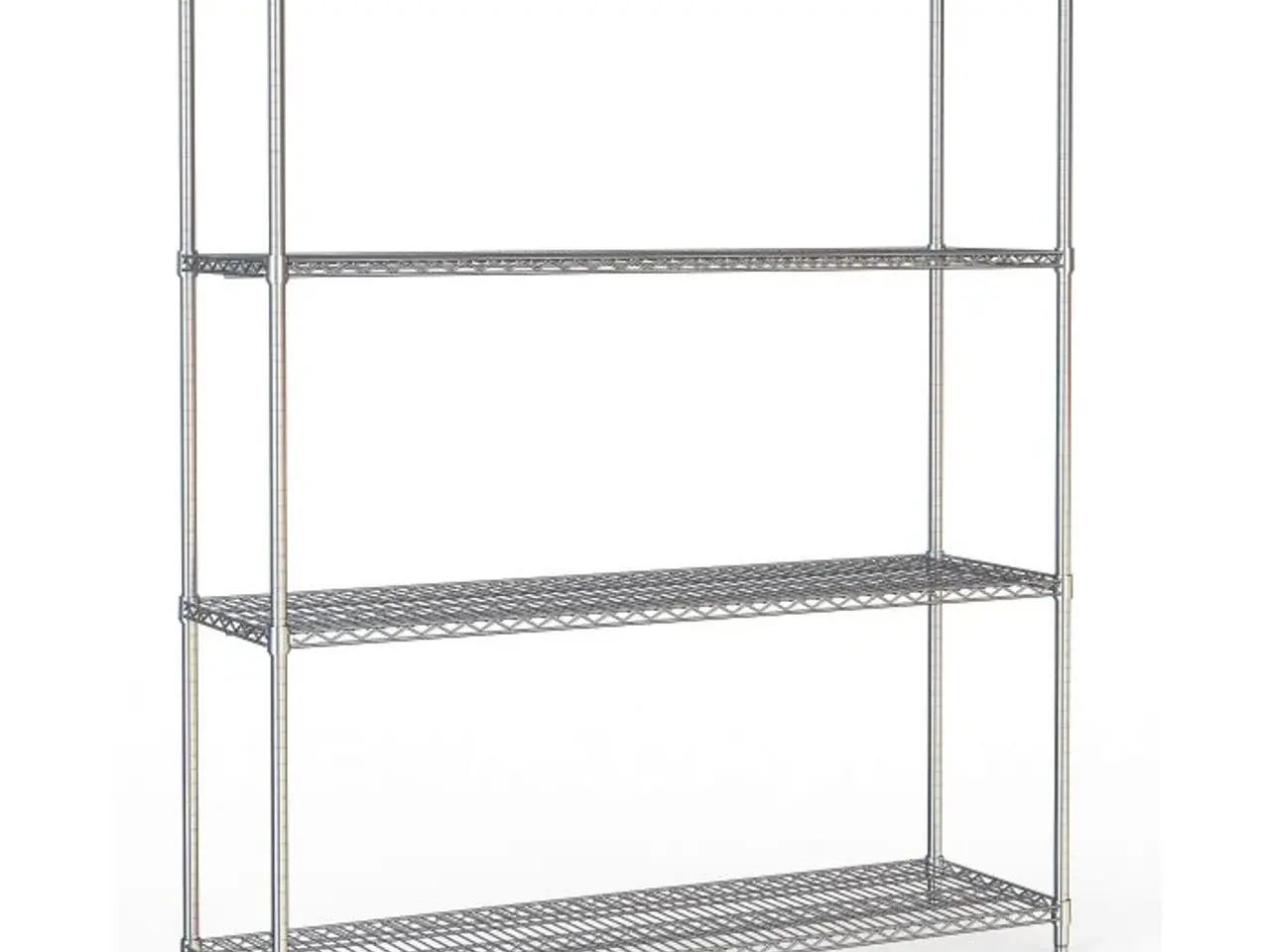 Billede 1 - Kraftig Forkromet Lagerreol – 250kg pr. Hylde