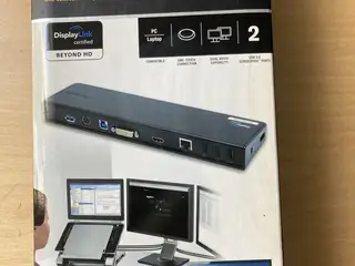 USB 3.0 superspeed dual video docking station