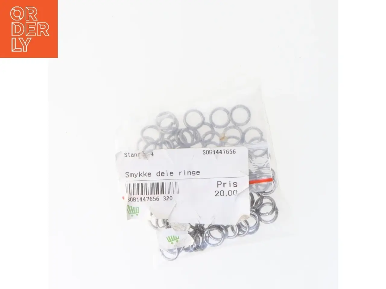 Billede 1 - Smykkedele ringe i metal (str. Ø 1 cm)