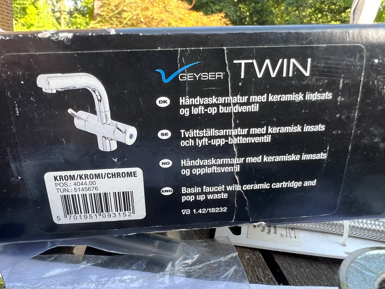 Billede 3 - NYT Geyser Twin Håndvaskarmatur
