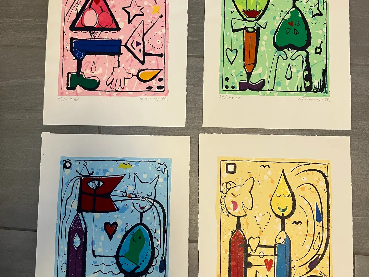 Billede 1 - Grafik/litografier af Jes Nordby