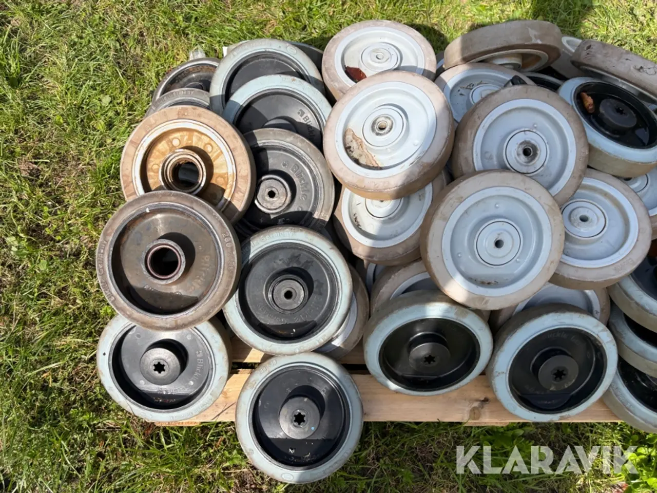Billede 8 - Containerhjul med lejer - cirka 50 styks