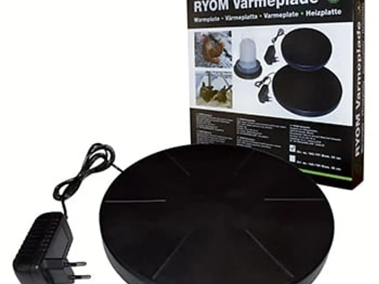 Billede 1 - Varmeplade Ryom skridsikker, diameter 35 cm