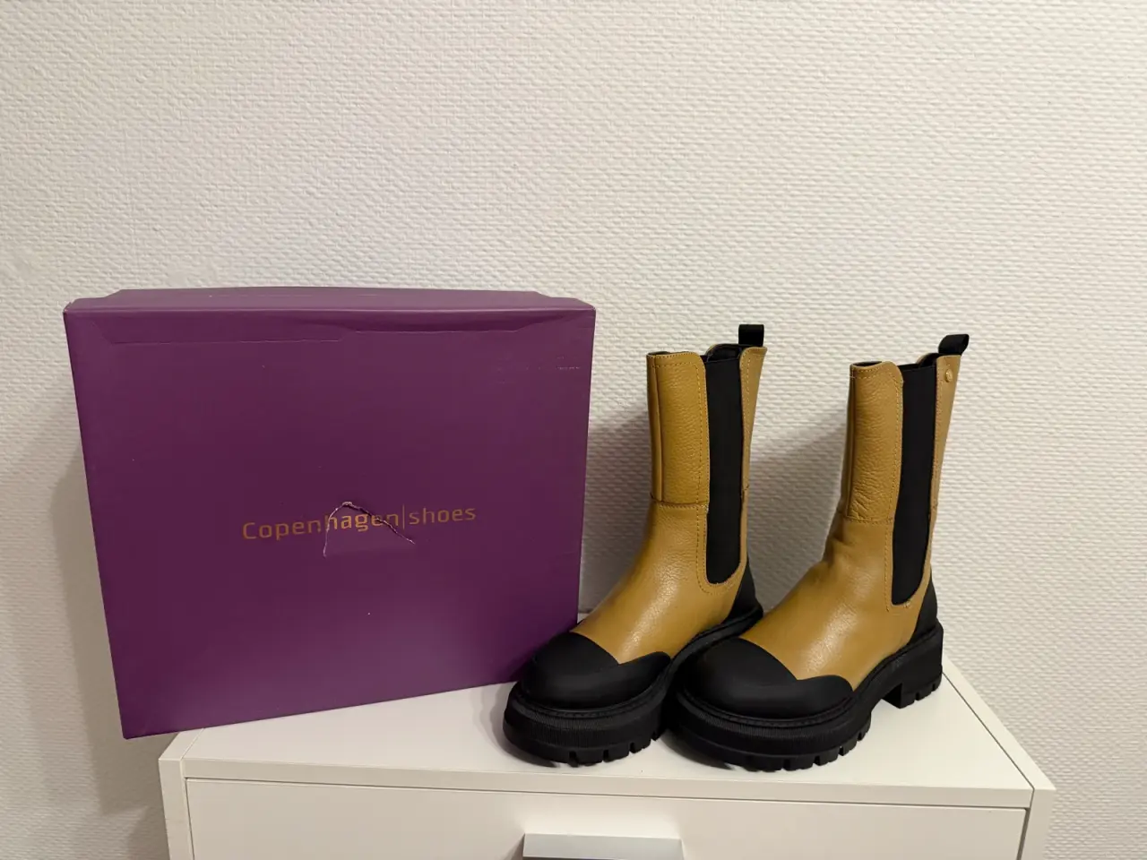 Billede 3 - Læder camel boot