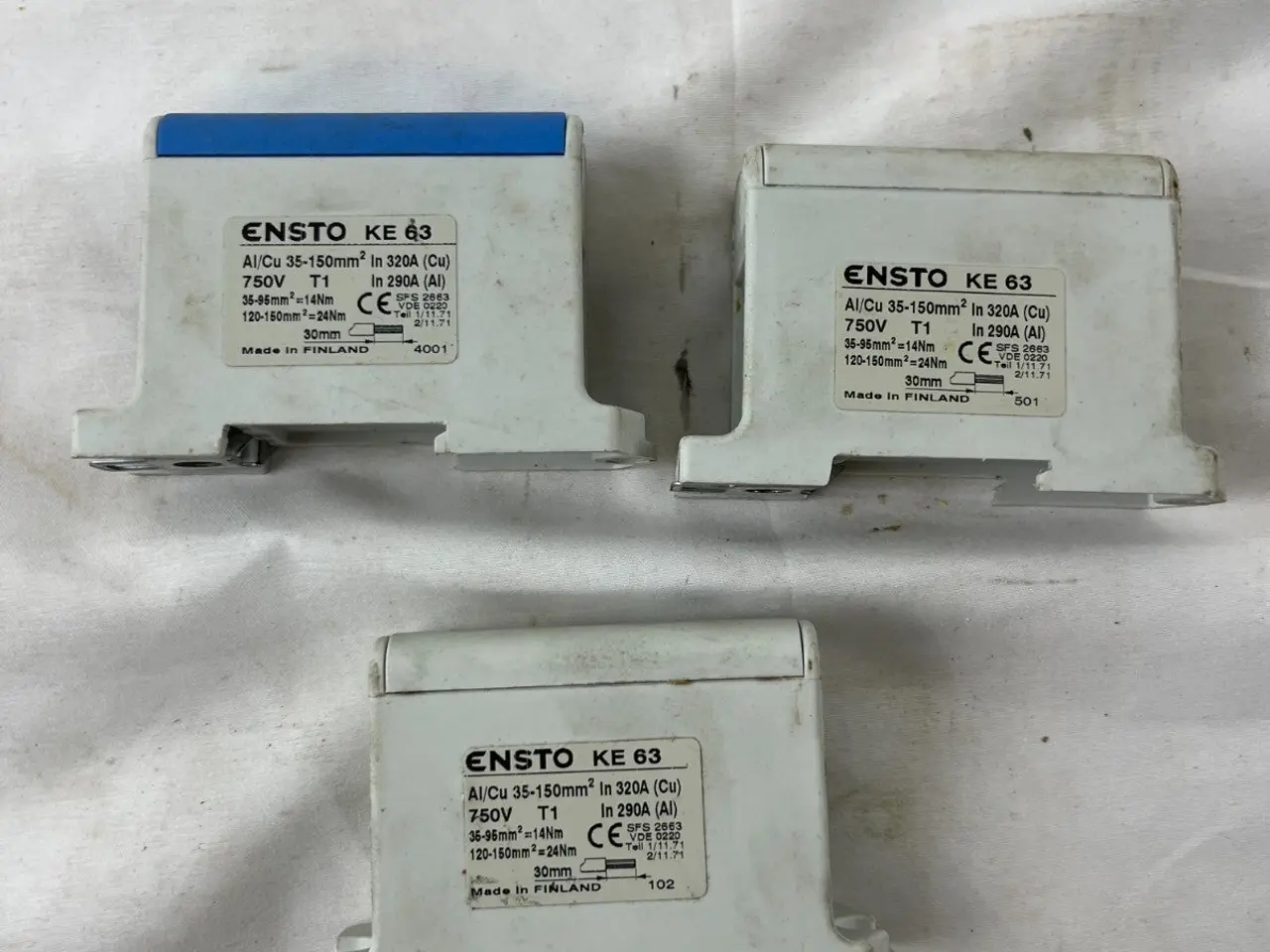 Billede 2 - Ensto KE63 Fuse kontakt Disconnectors 320A 750V of