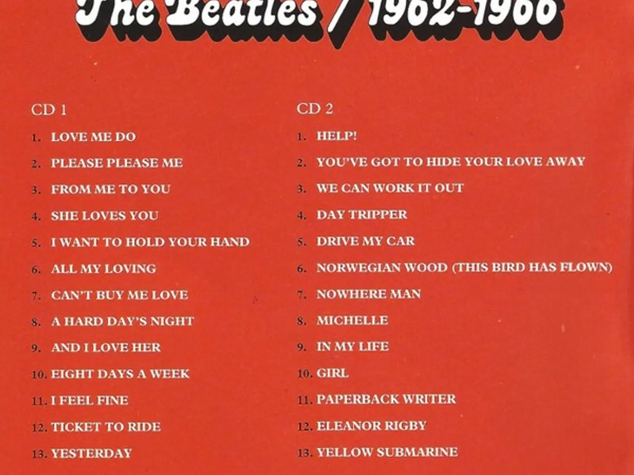 Billede 10 - The Beatles – 1962-1966 – 2CD