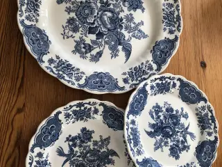 Fad og 2 desserttallerkner