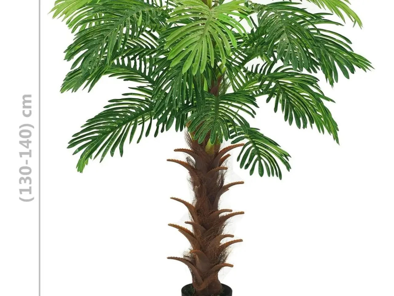 Billede 6 - Kunstig cycaspalme med potte - grøn, 130-140 cm