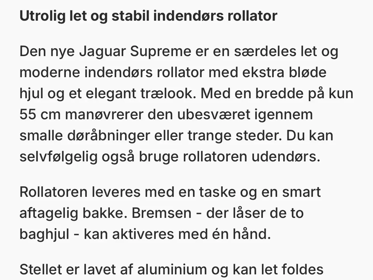 Billede 5 - Rollator