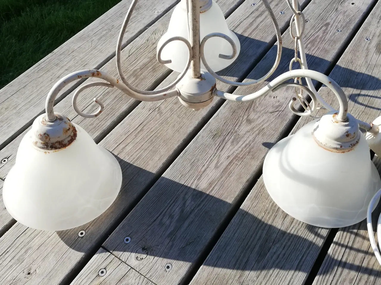 Billede 1 - 2 stk.loftslamper i retro stil
