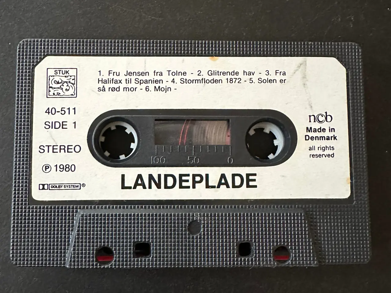 Billede 1 - Retro kassettebånd Landeplade