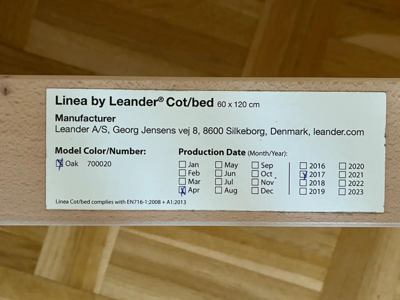 Billede 4 - Linea Leander tremmeseng i eg inkl. sofahynder