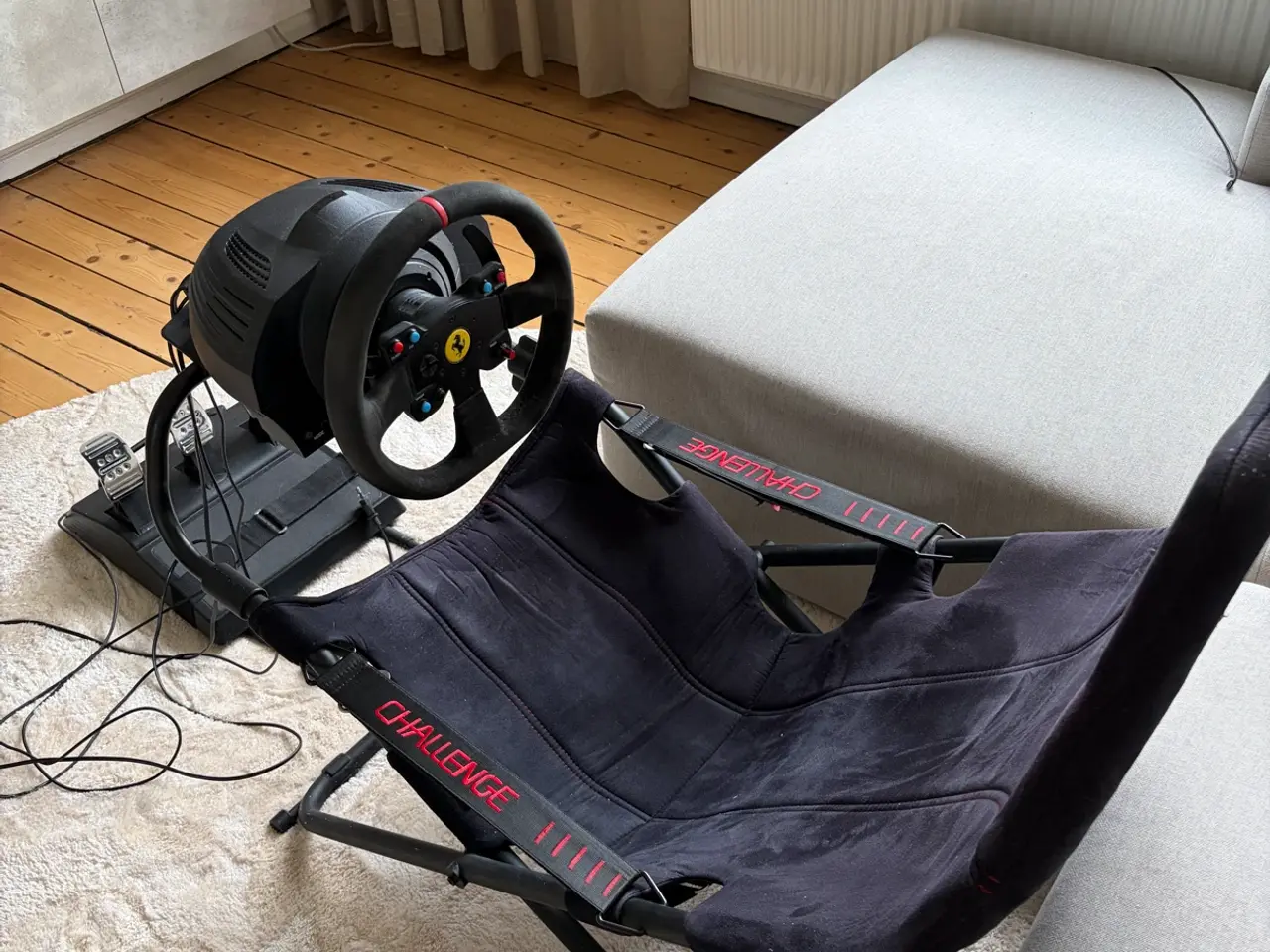 Billede 1 - Thrustmaster rat og pedaler med sæde