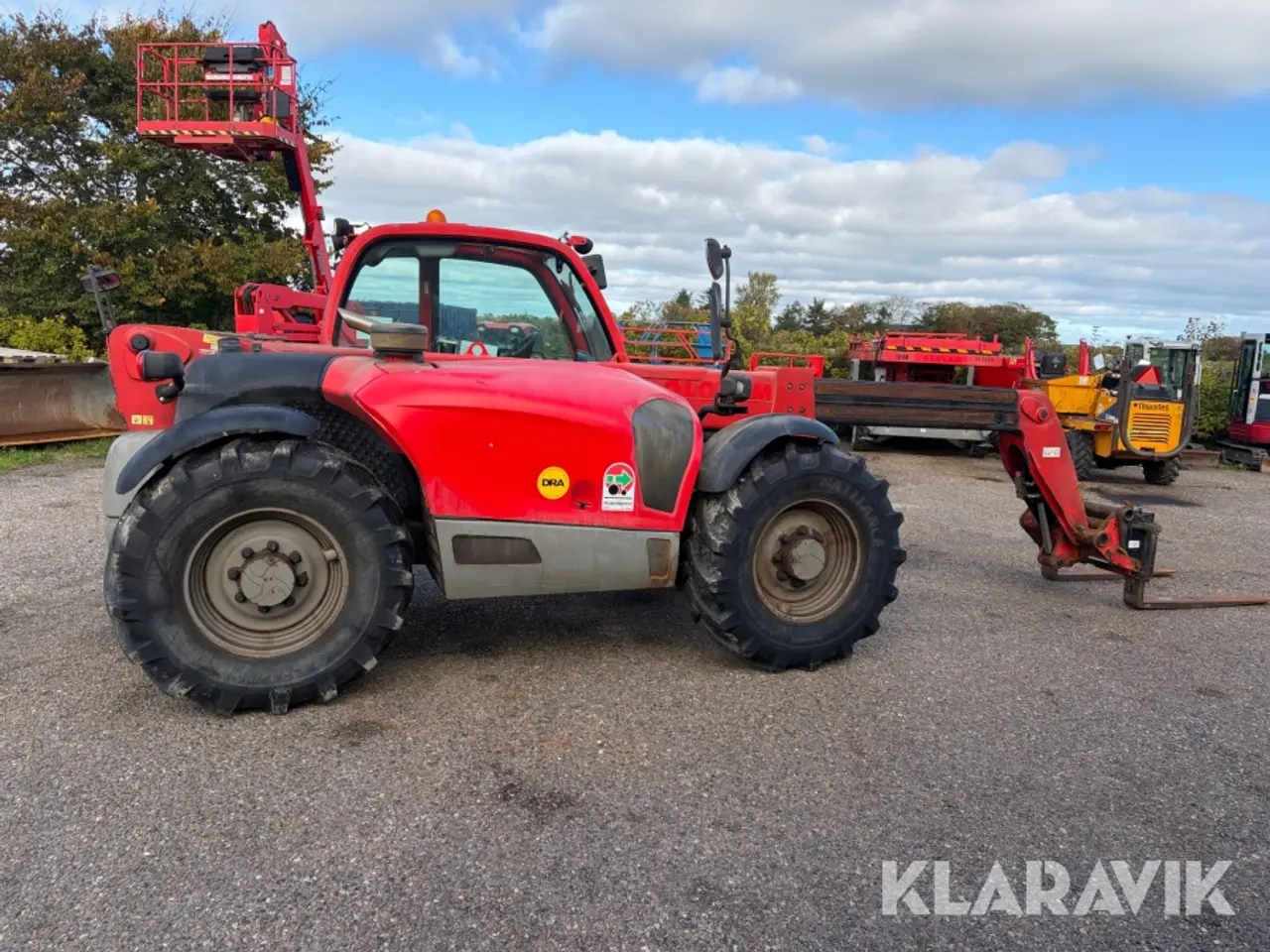 Billede 6 - Teleskoplæsser Manitou MT 732 med gafler
