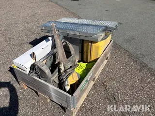 Blandet lot Leica Piper rørlaser og Michann 110 plastrørskærer