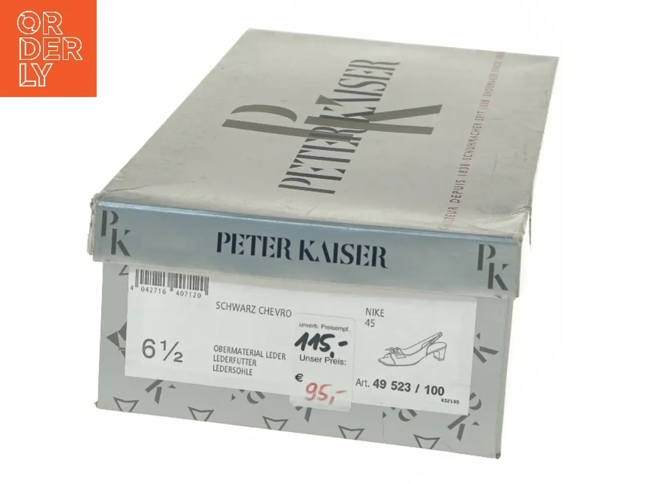 Billede 5 - Sort Peter Kaiser slingback sko fra Peter Kaiser (str. 40 )