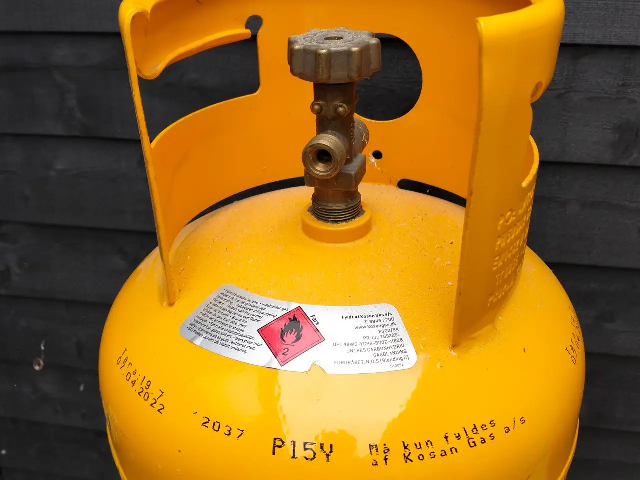 Billede 2 - Gasflaske 22kg (tom)