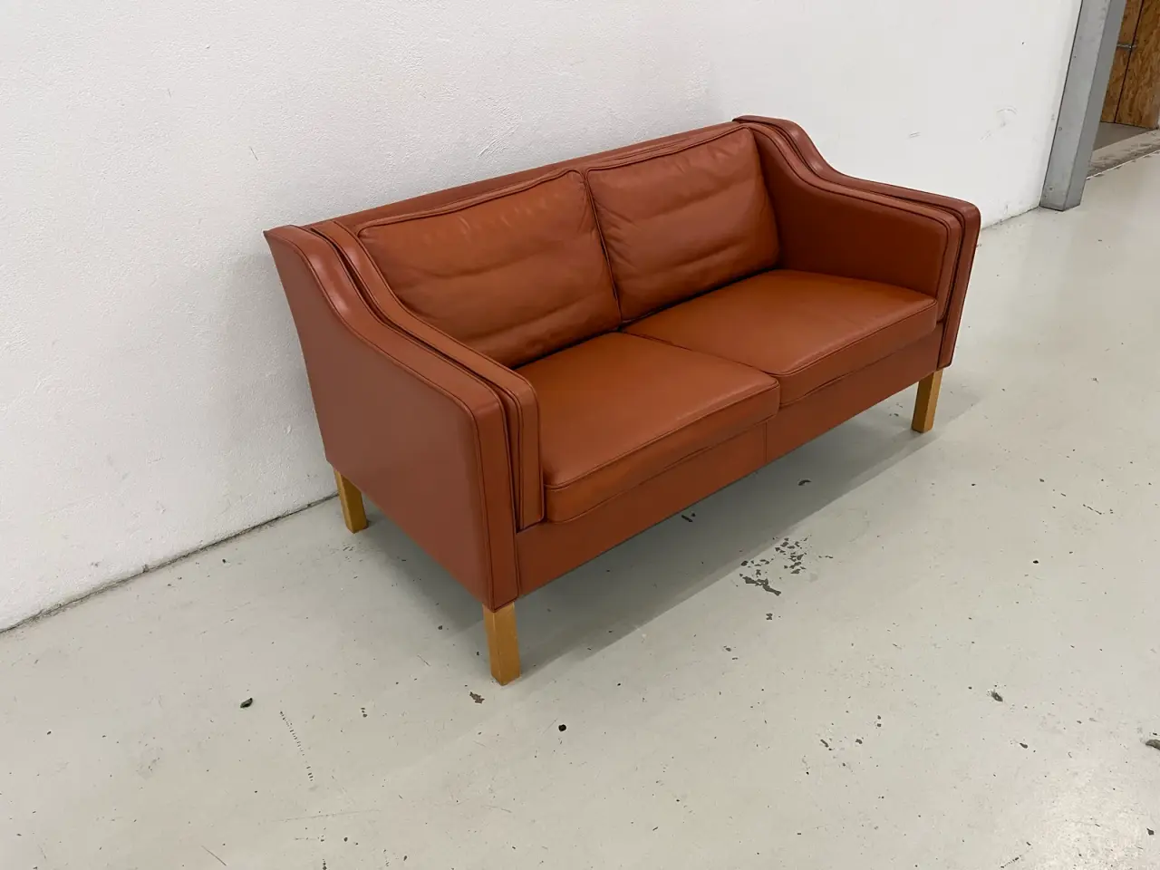 Billede 4 - Eksklusiv Mogens Hansen MH195 2 Pers.Sofa i cognac