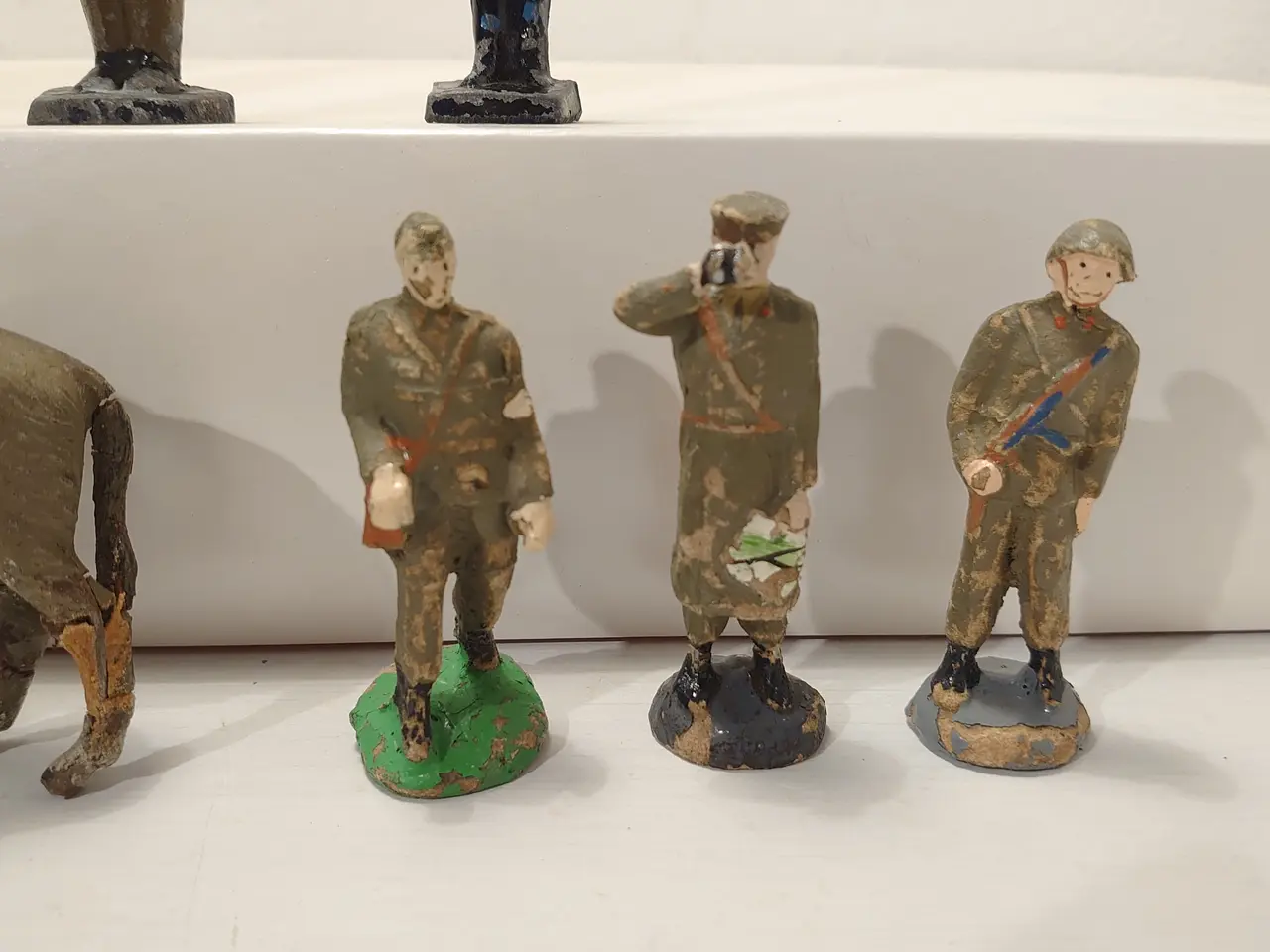 Billede 3 - 10 stk figurer: Lineol/Elastolin, metal og keramik