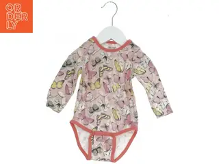 Langærmet bodystocking med sommerfugletryk fra Me Too (str. 68)